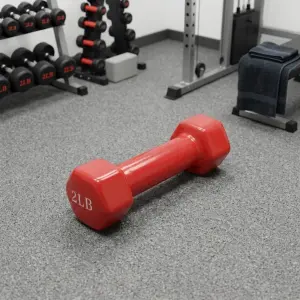 Виниловая гантель 2Lb Red
