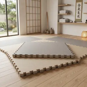 Мат татами 1*1 м, Gravel and Sand толщина 4 см