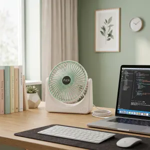 Настольный USB-вентилятор AeroMini Lime